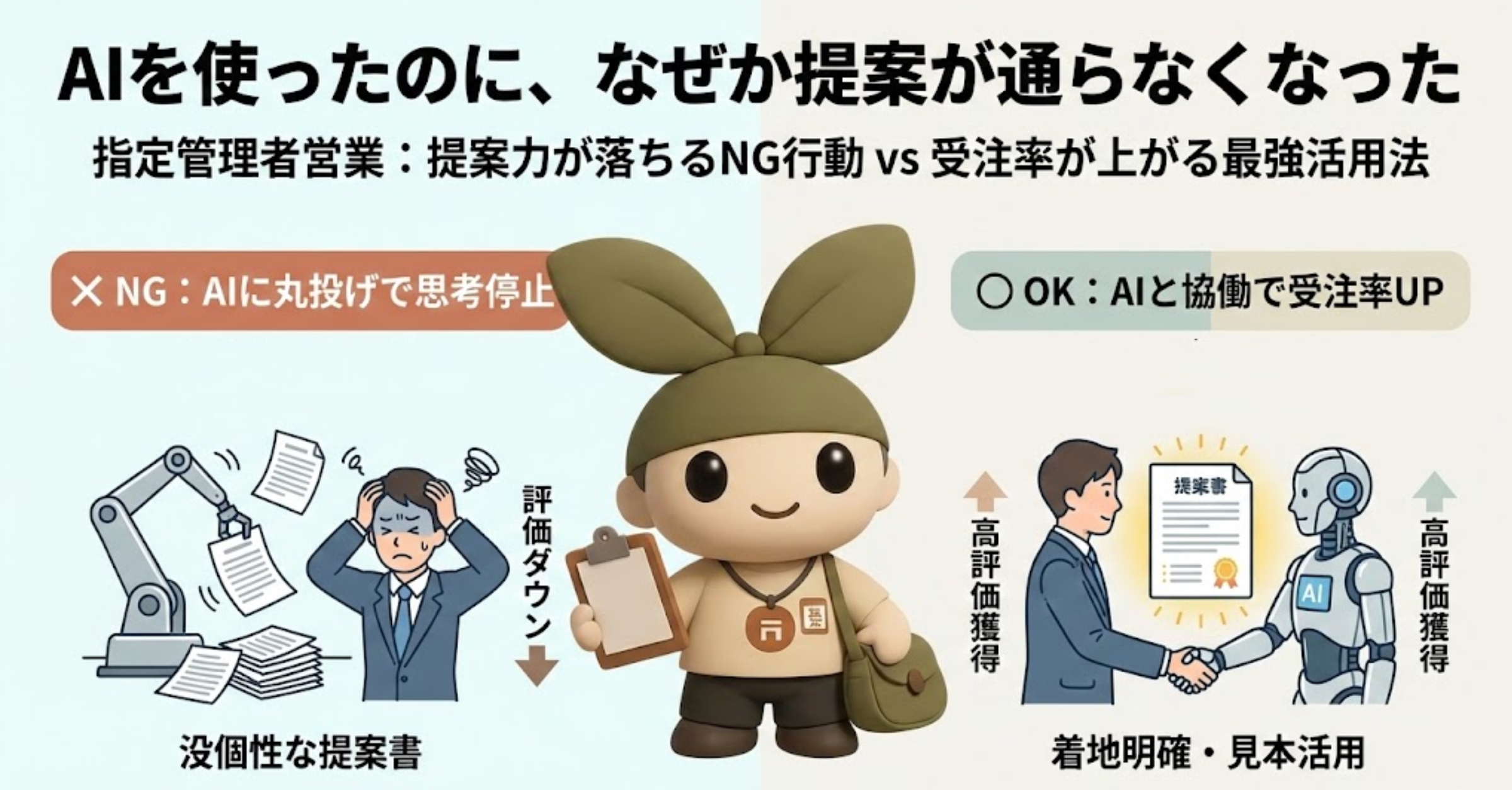 【今すぐやめて】指定管理者のAI活用で「提案力が落ちる」使い方 TOP5