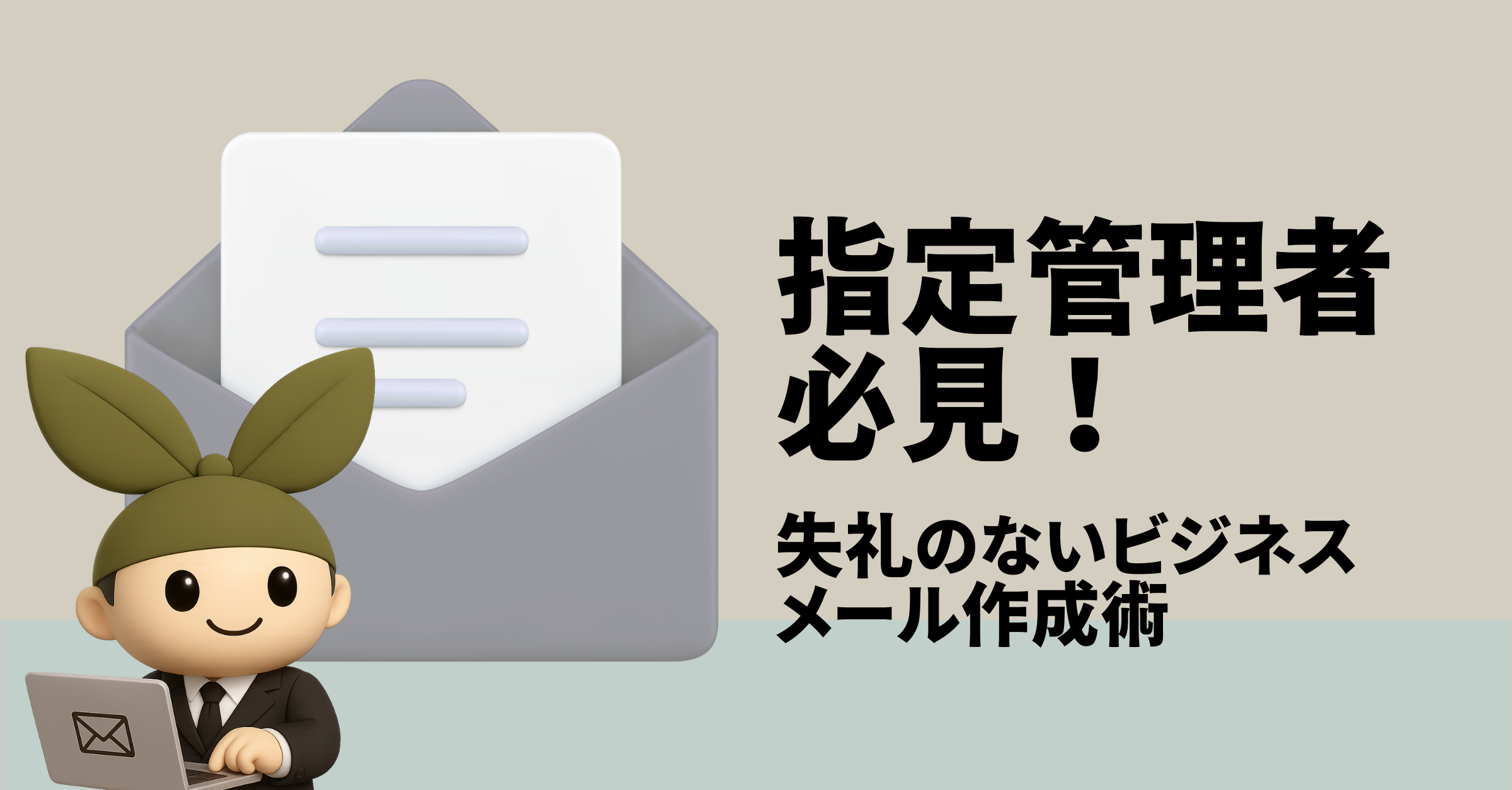 指定管理者必見！ChatGPT活用で謝罪・催促メールの悩み解決【失礼のないビジネスメール作成術】